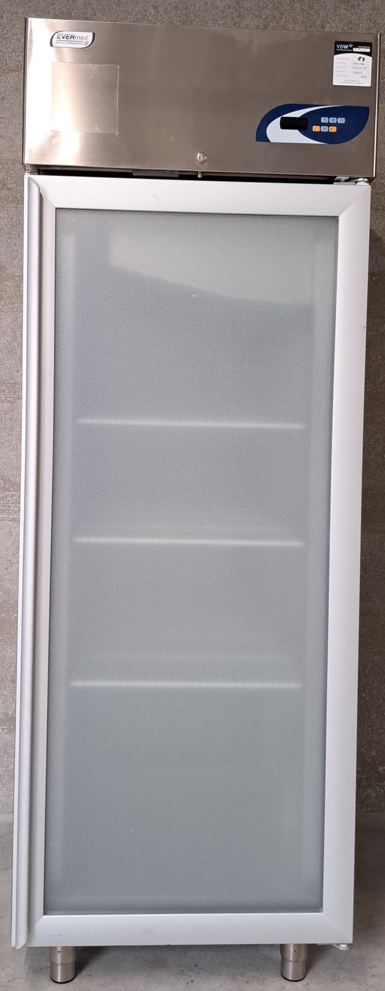 Occasion Evermed MPR 625 S P-T doorgeefkoelkast met glasdeuren