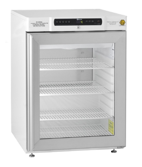 Gram BioCompact II RR210 tafelmodel laboratorium koelkast met glasdeur