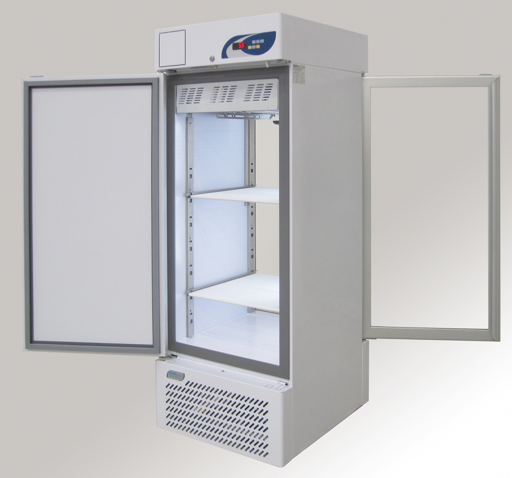 Evermed LR 270 W P-T laboratorium doorgeefkoelkast met glasdeuren