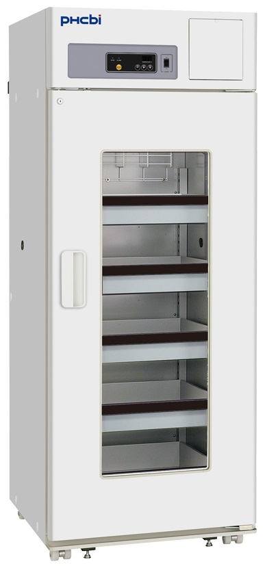 PHCbi MPR-722R-PE medicijnkoelkast met glasdeur en roestvrijstalen lades